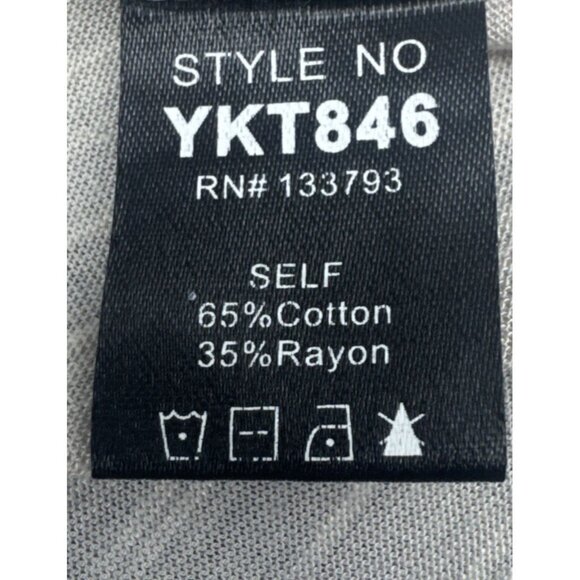 POL Womens Green Tie Dye V Neck Oversized Pocket Short Sleeve T Shirt Top S Boho - Picture 7 of 10